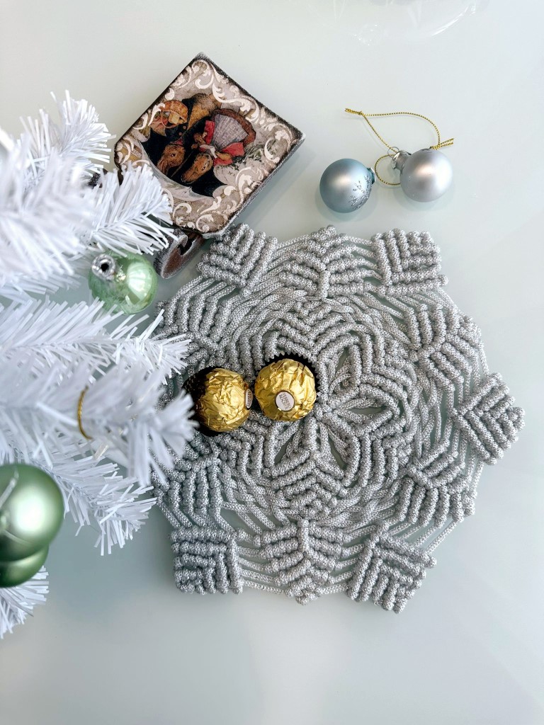 Салфетка макраме