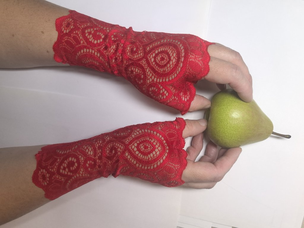 Митенки кружевные