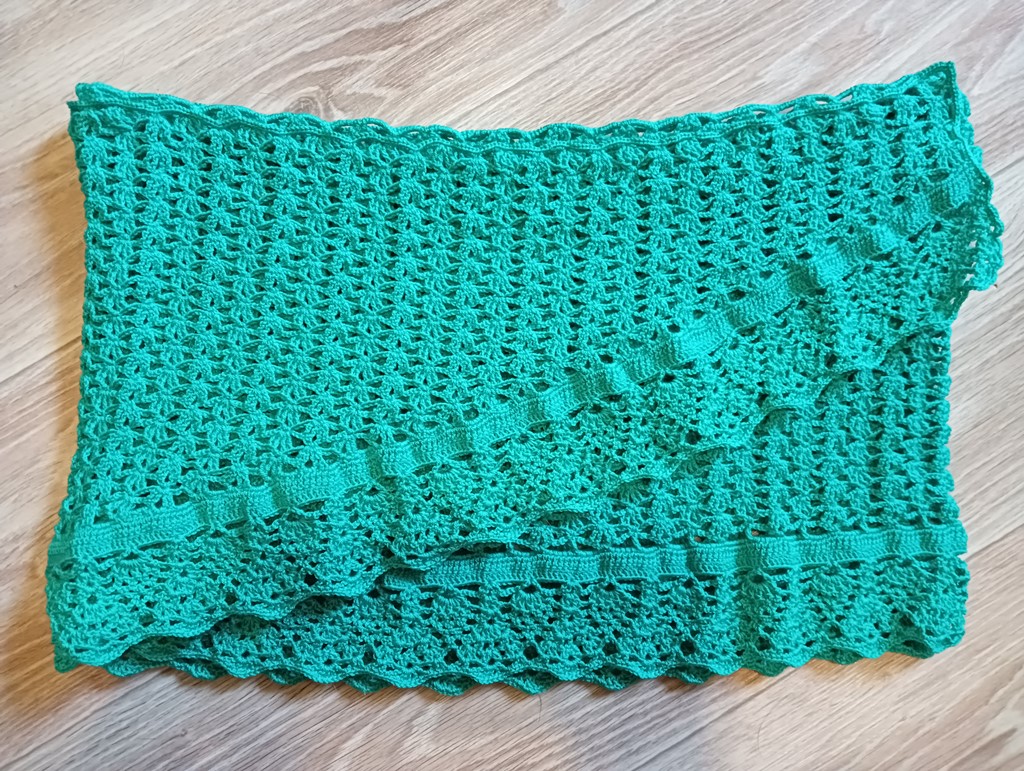 Шаль голубая