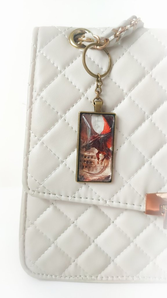 Винтажный Брелок/обвес на сумку «Дракон . Игра престолов»