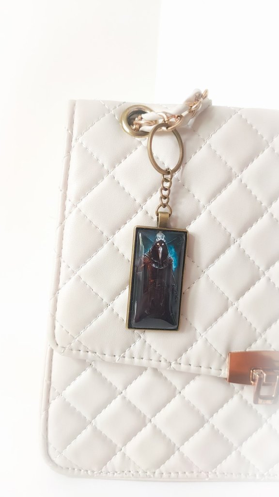 Винтажный Брелок/обвес на сумку «Чумной доктор»