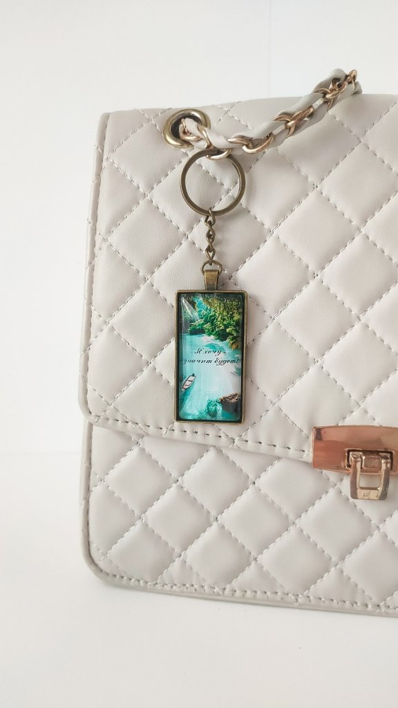 Винтажный Брелок мотивация «Я хочу — значит будет!»