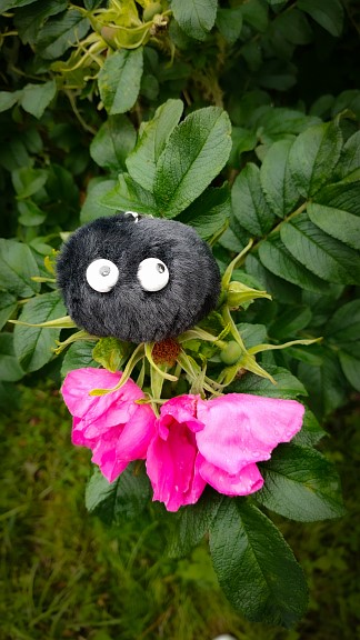 Брелок ручной работы Сусуватари — Чернушка