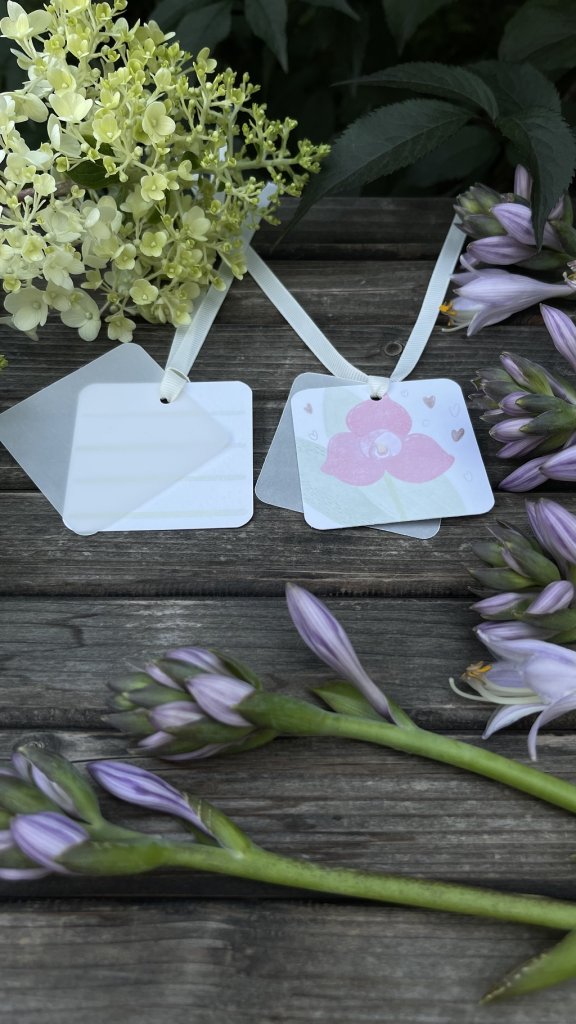 Открытка — бирка