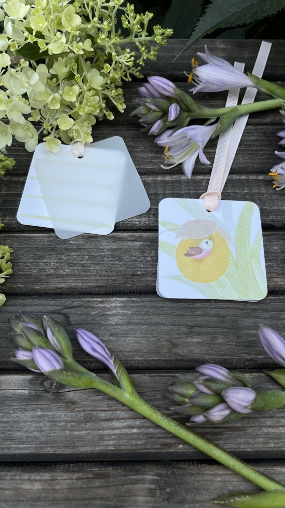 Открытка — бирка