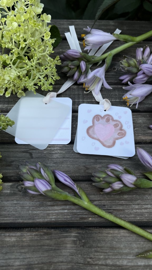 Открытка — бирка