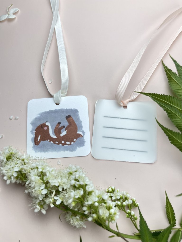 Открытка — бирка