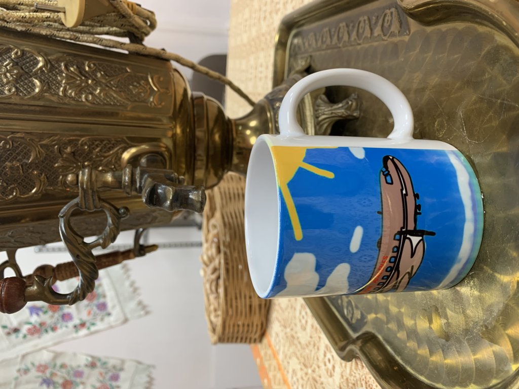 Кружка с самолетом Convair-CV240