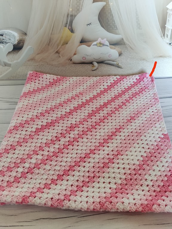 Плед для новорожденной