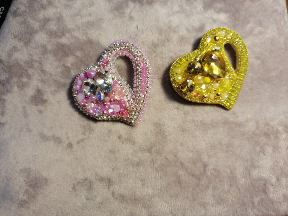 Брошь седечко