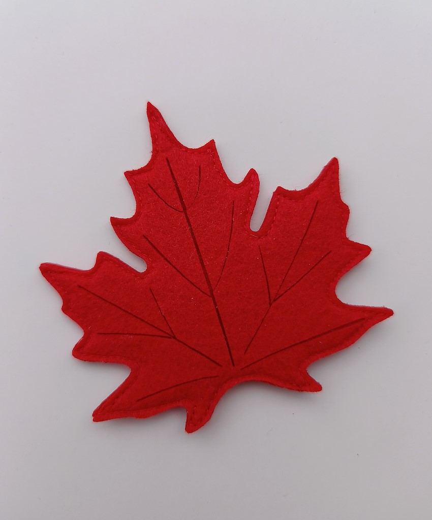 Осенние листья из фетра