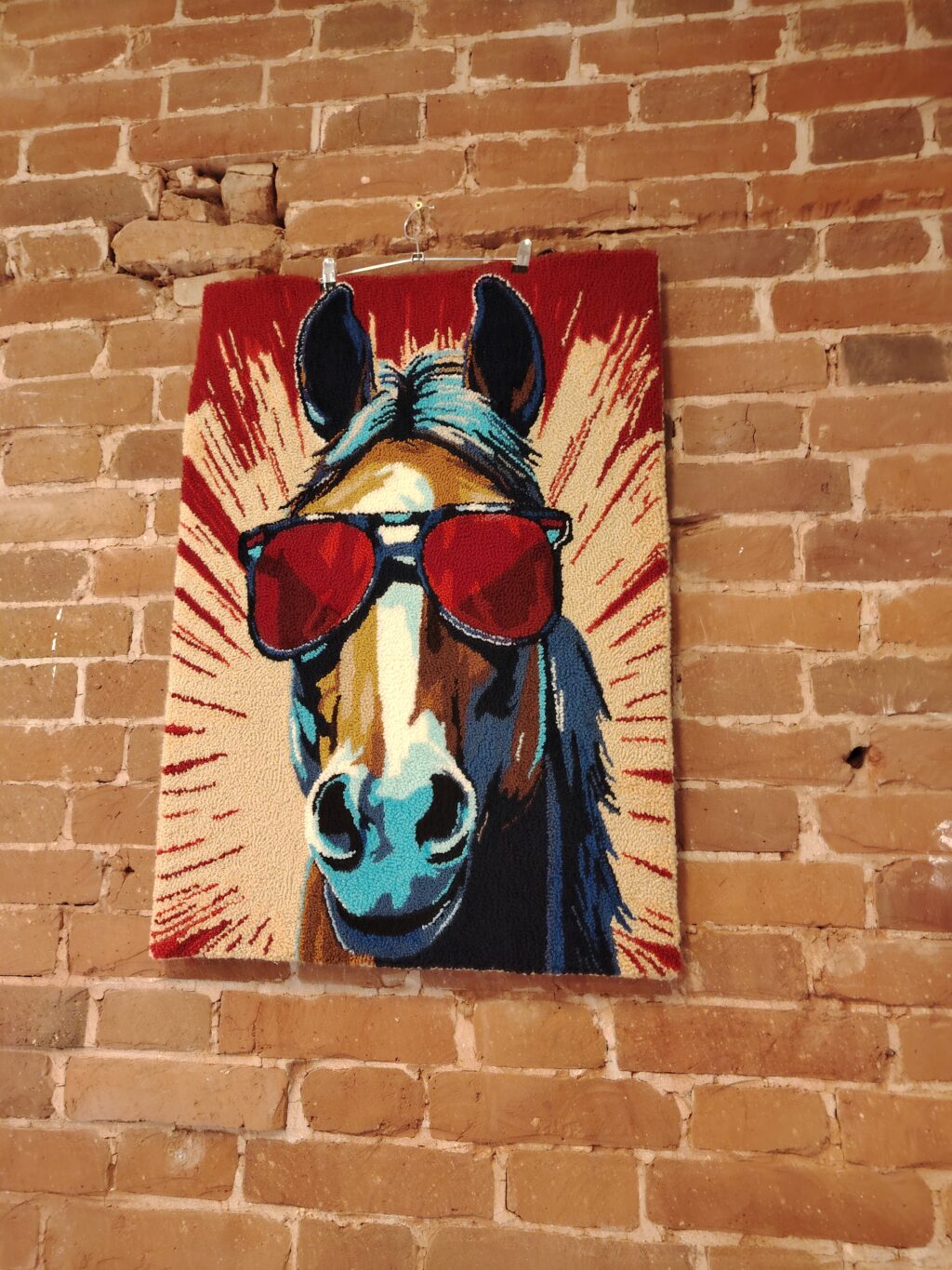 Коврик 75×90 Конь в очках