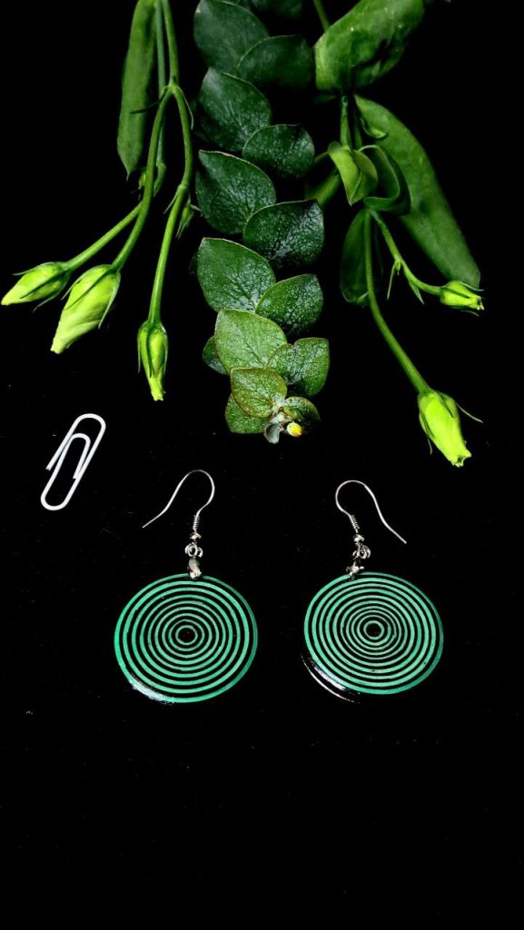 Комплект украшений серьги и кольцо.