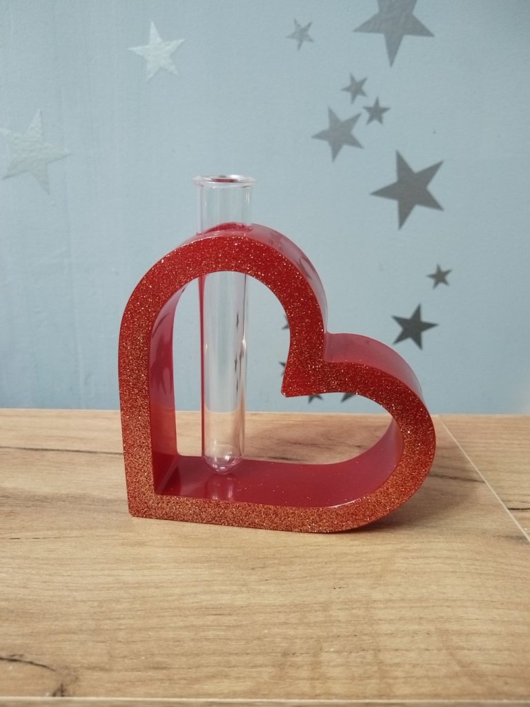 Ваза с колбой Сердце