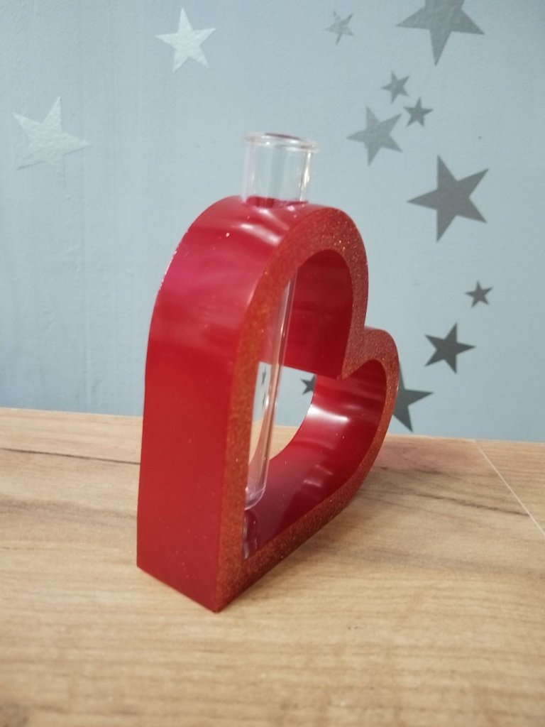 Ваза с колбой Сердце