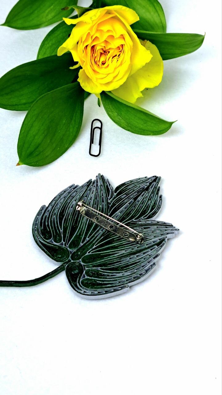 Комплект украшений квиллинг-графика «Листья»