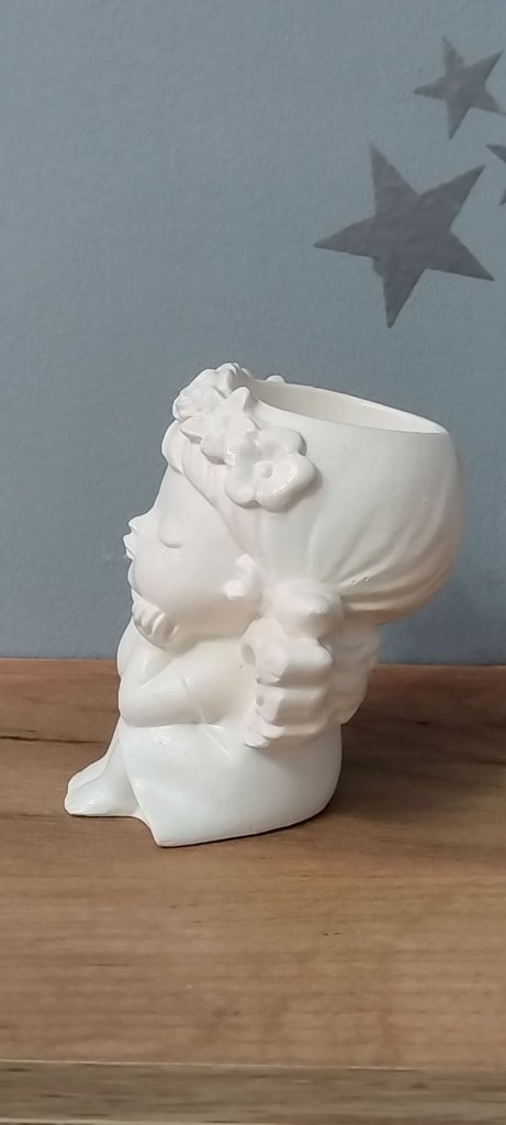 Кашпо девочка Ангел