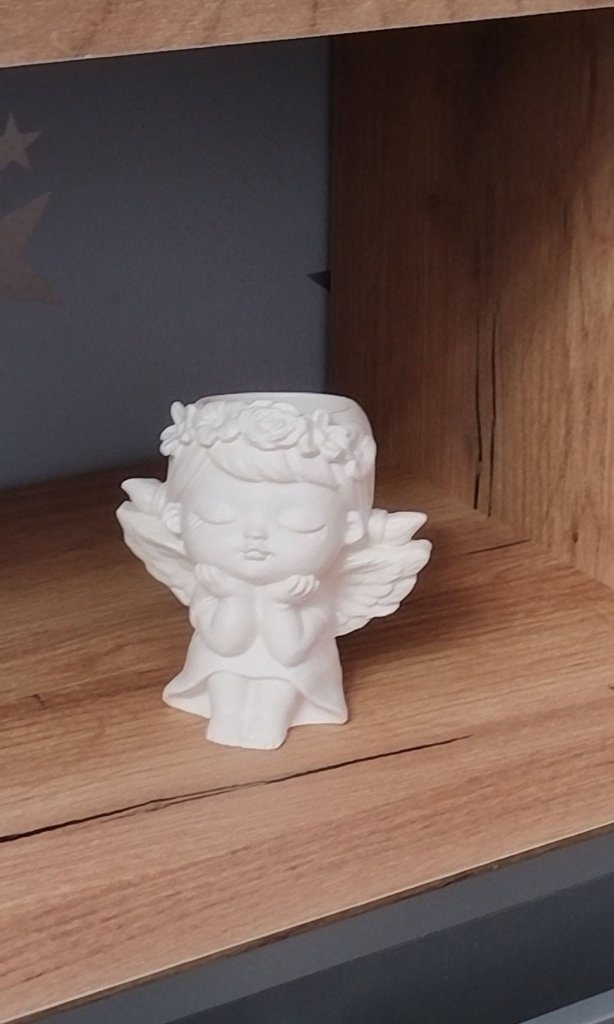 Кашпо девочка Ангел