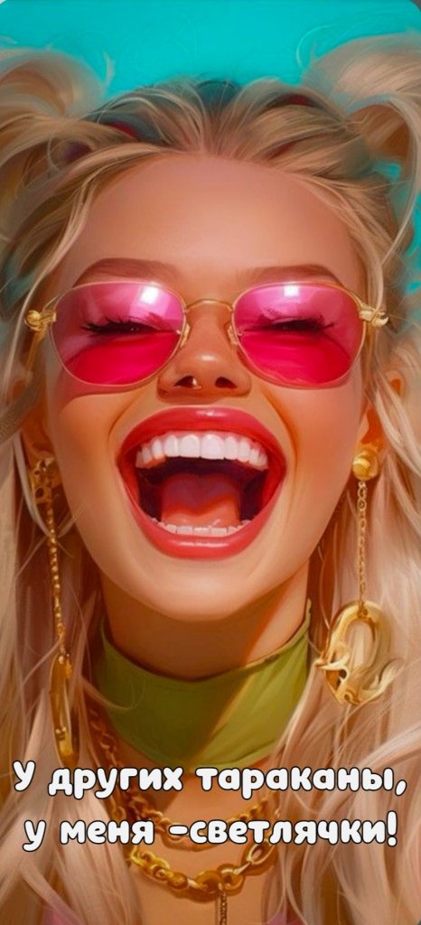 Винтажный Брелок мотивация «У других тараканы,у меня — светлячки!»