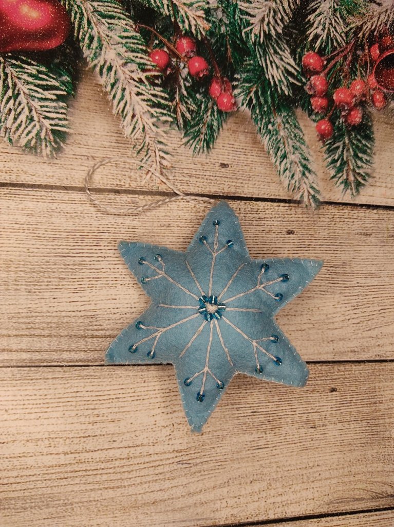 Елочные игрушки «Снежинки»