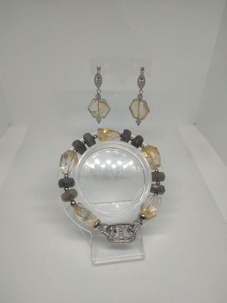 Цитрин и лабрадор