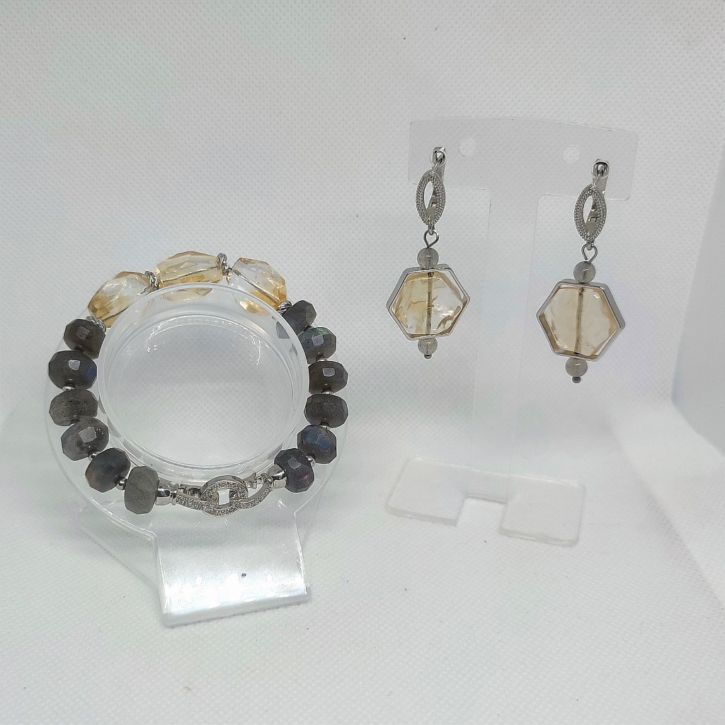 Цитрин и лабрадор