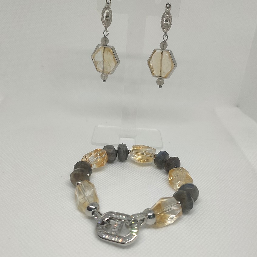 Цитрин и лабрадор