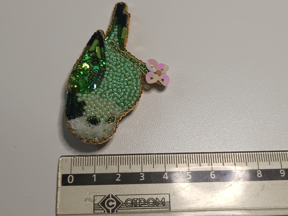 Брошь «Попугай»