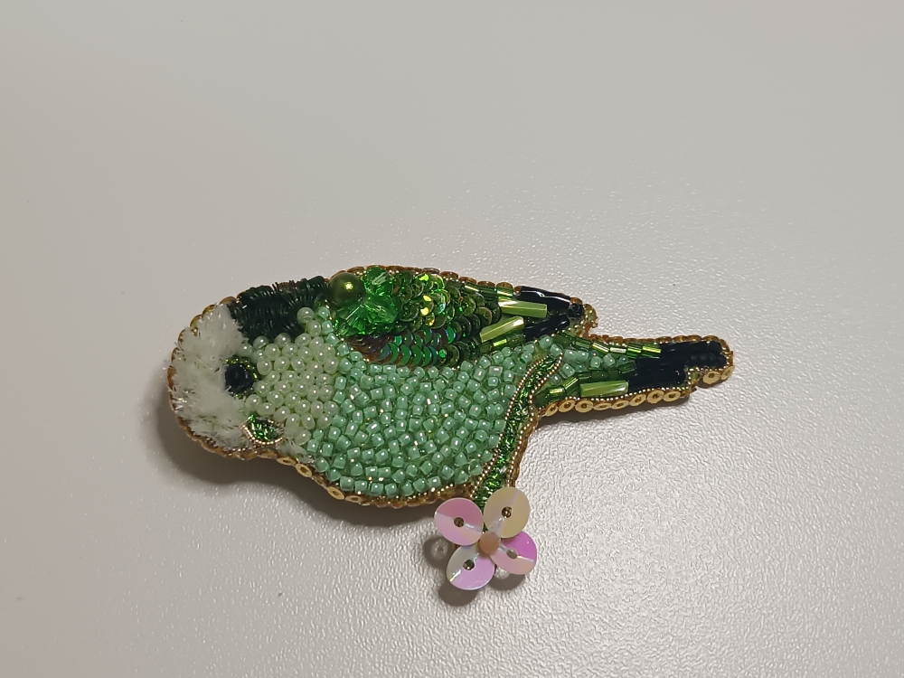 Брошь «Попугай»