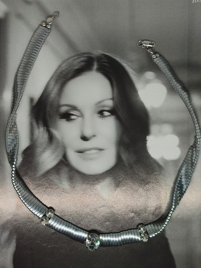 Чокер из гематита