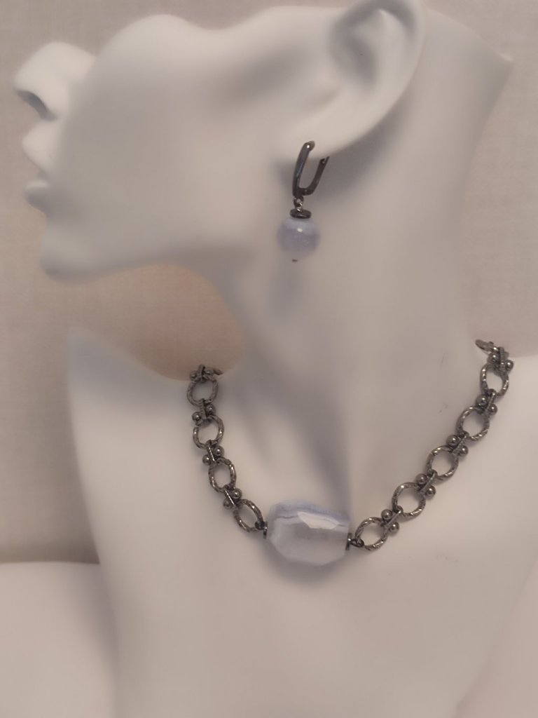 Голубой агат