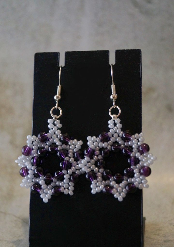 Женские серьги Октагон