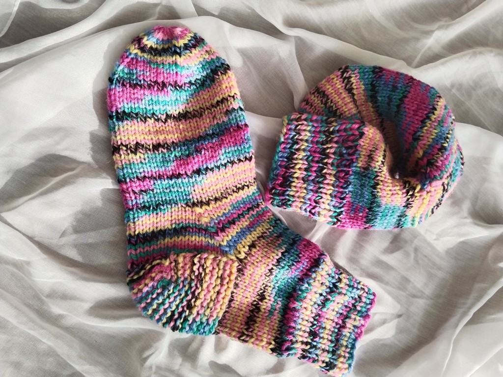 Вязаные носки