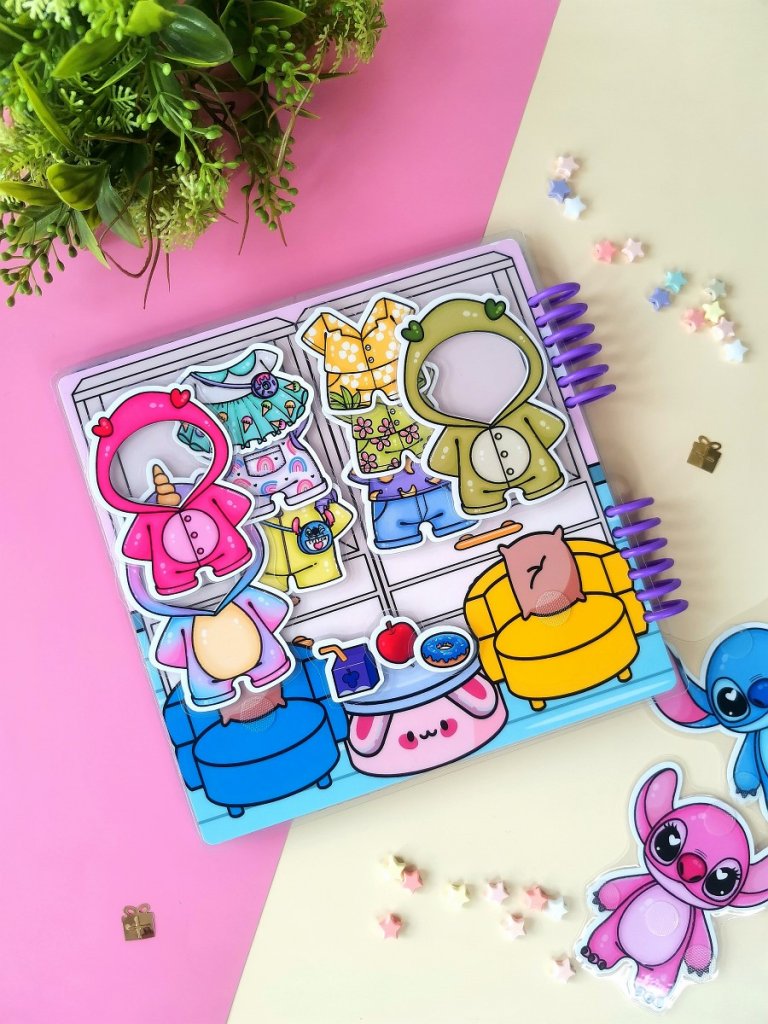 Домик- книжка на липучках Лило и Стич