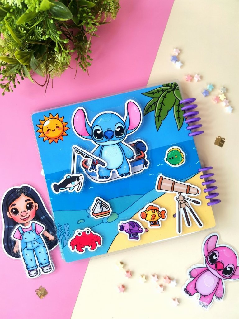 Домик- книжка на липучках Лило и Стич