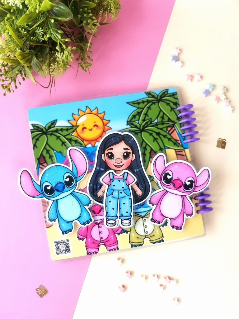 Домик- книжка на липучках Лило и Стич