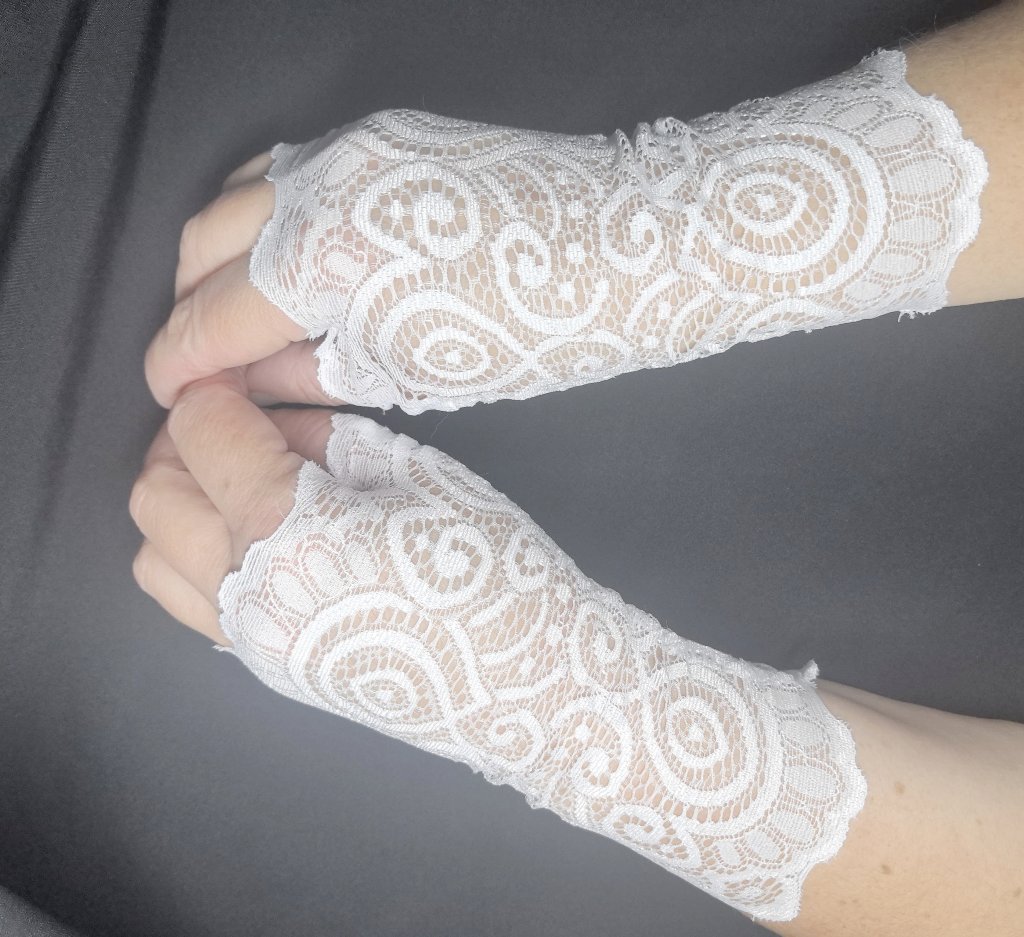 Митенки кружевные