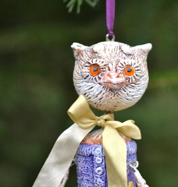 Сова Софа. Ёлочная игрушка