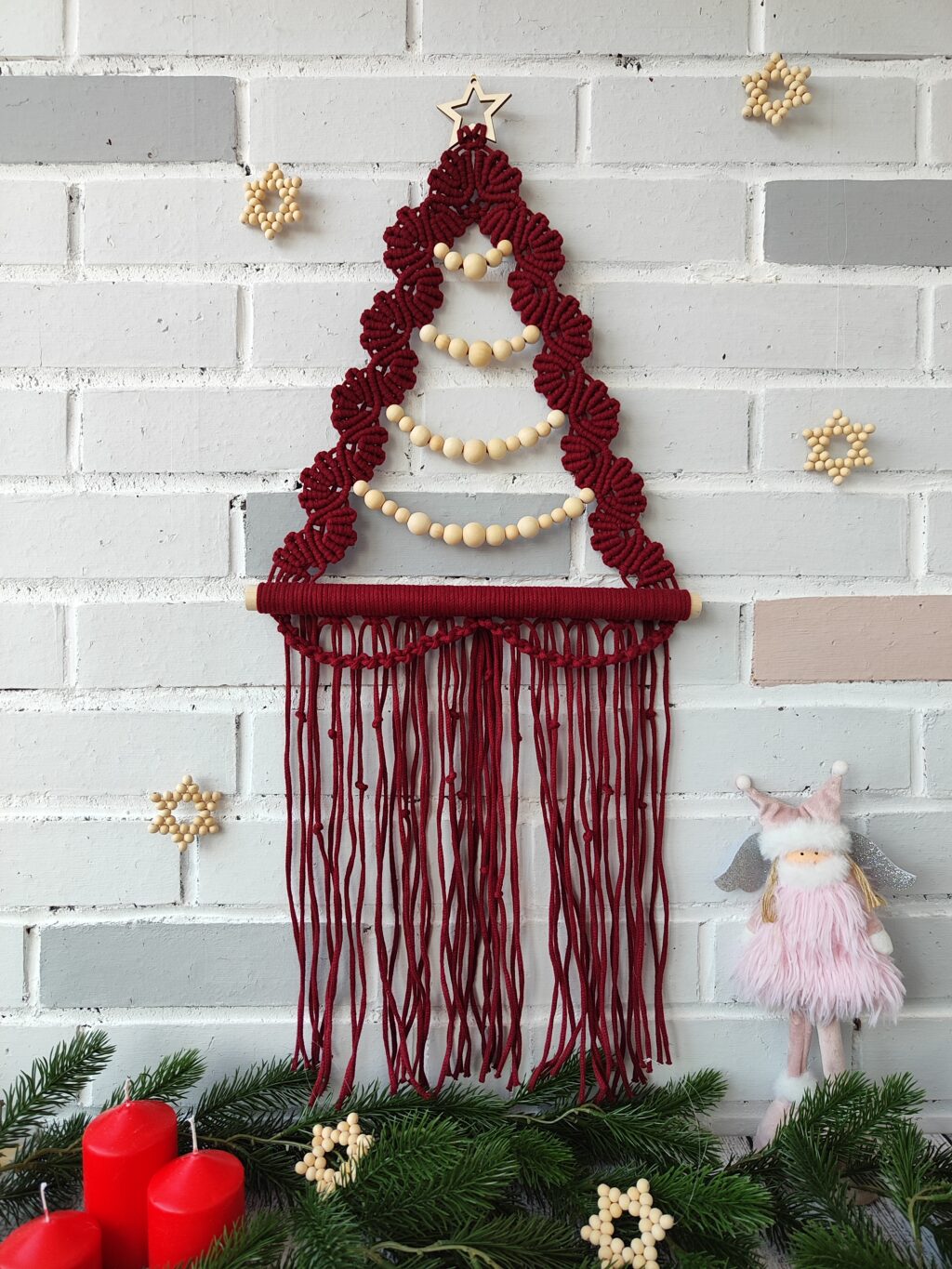 Ёлочка макраме