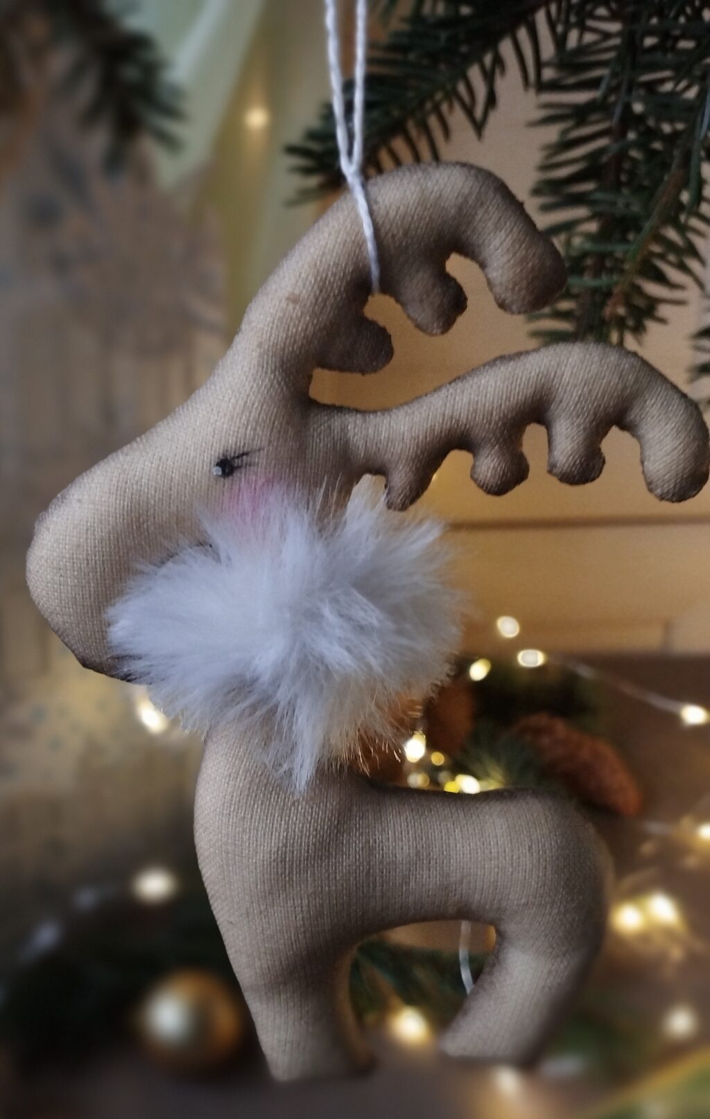 Новогодние подвески кофейные