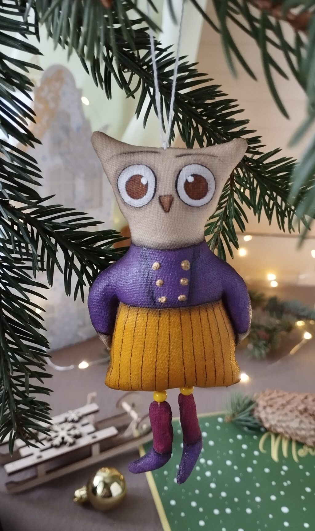 Новогодние подвески-болтушки