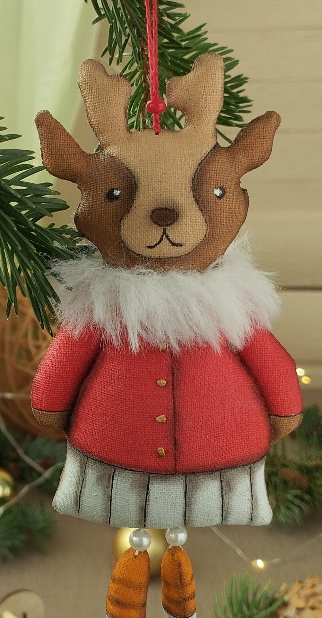 Новогодние подвески-болтушки