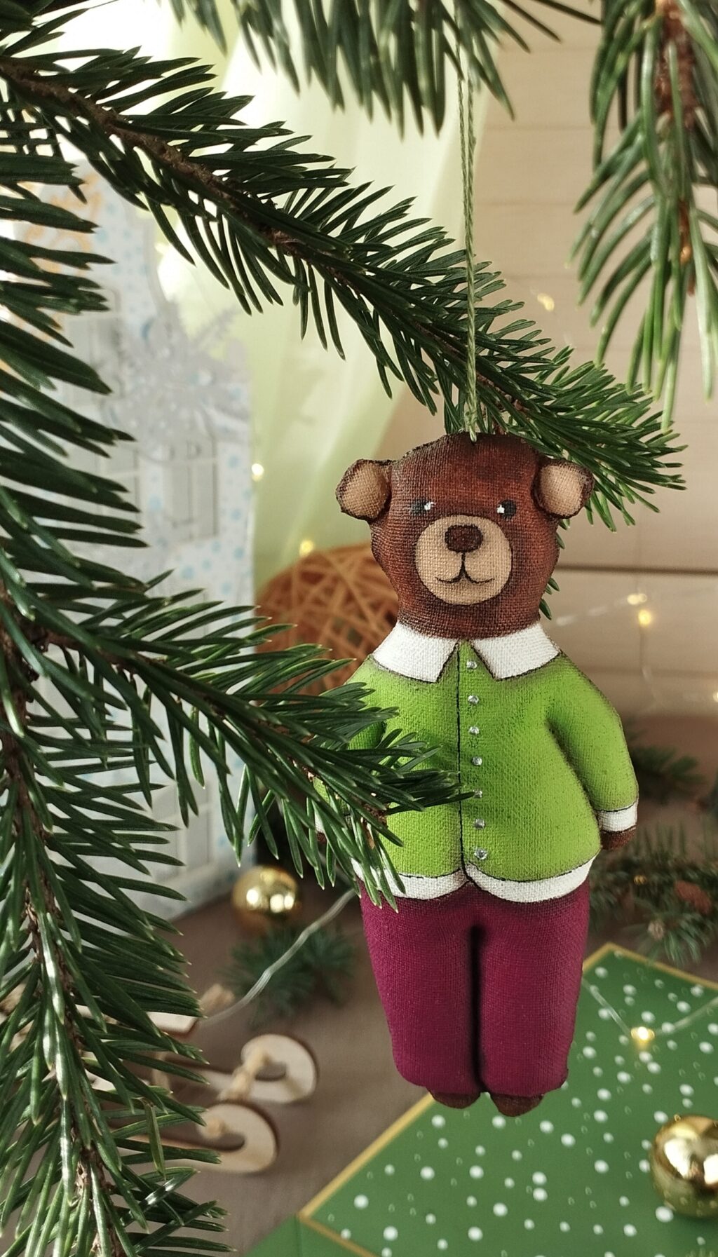 Новогодние подвески-болтушки