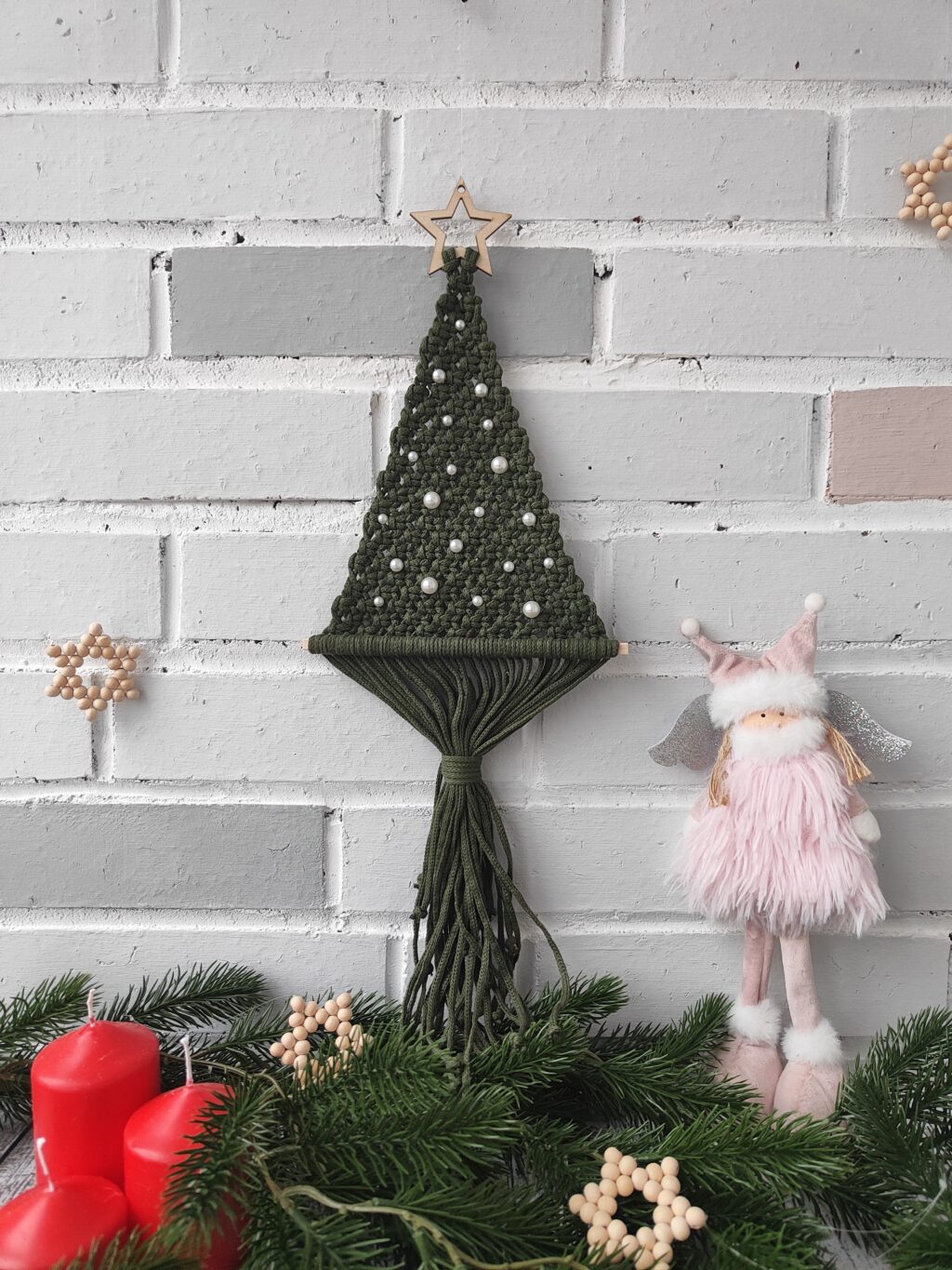 Ёлочка макраме