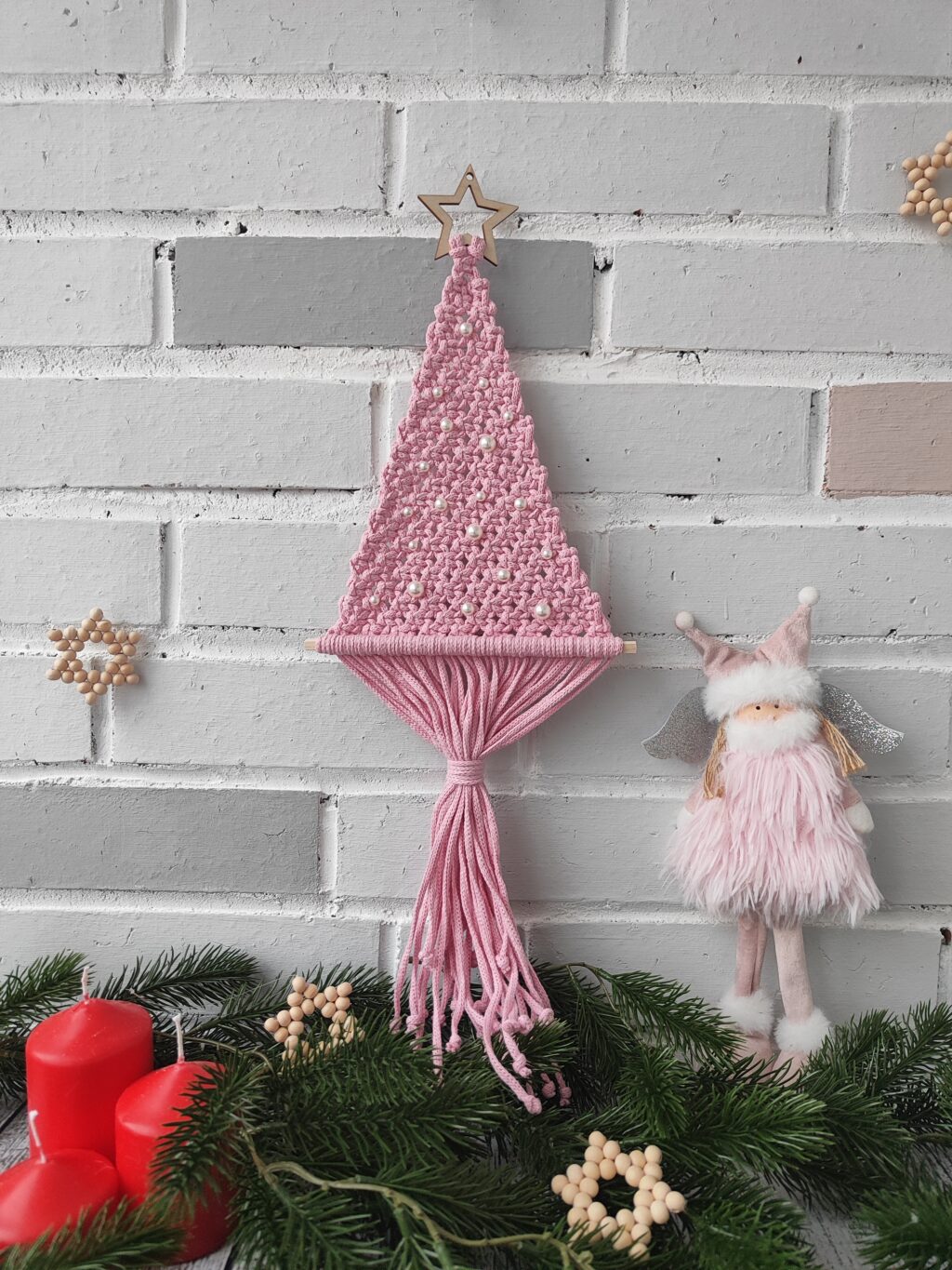 Ёлочка макраме