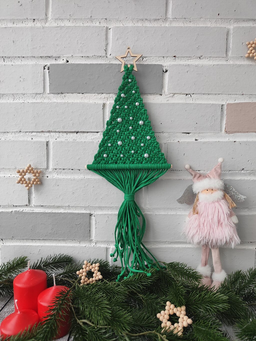 Ёлочка макраме