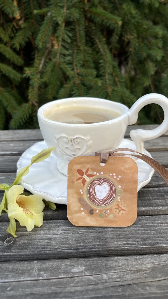 Открытка — бирка