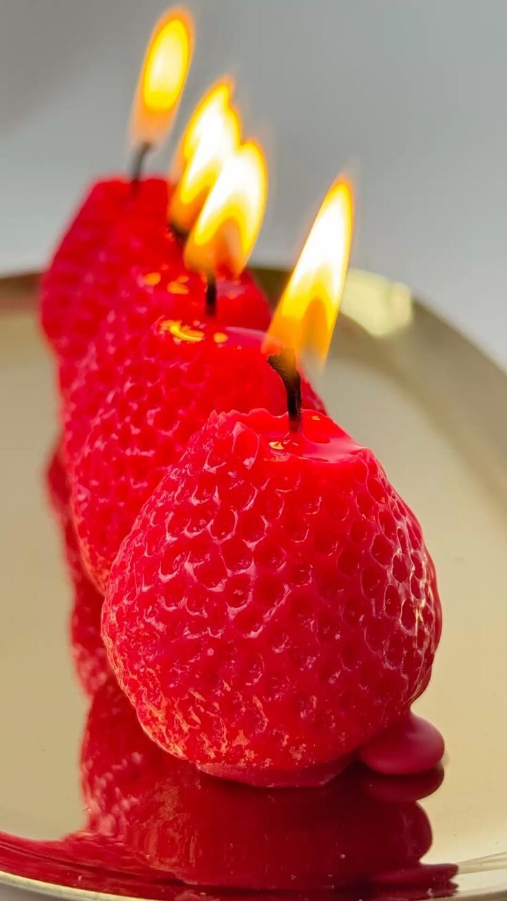 Свечи-Клубника