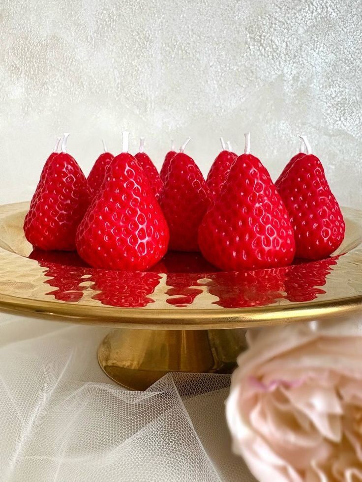 Свечи-Клубника