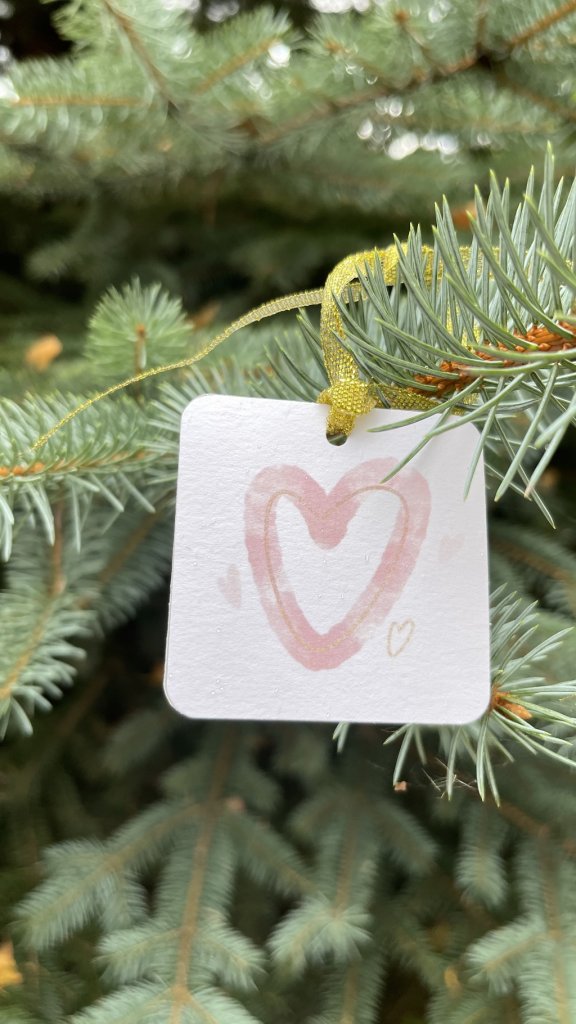 Открытка — бирка